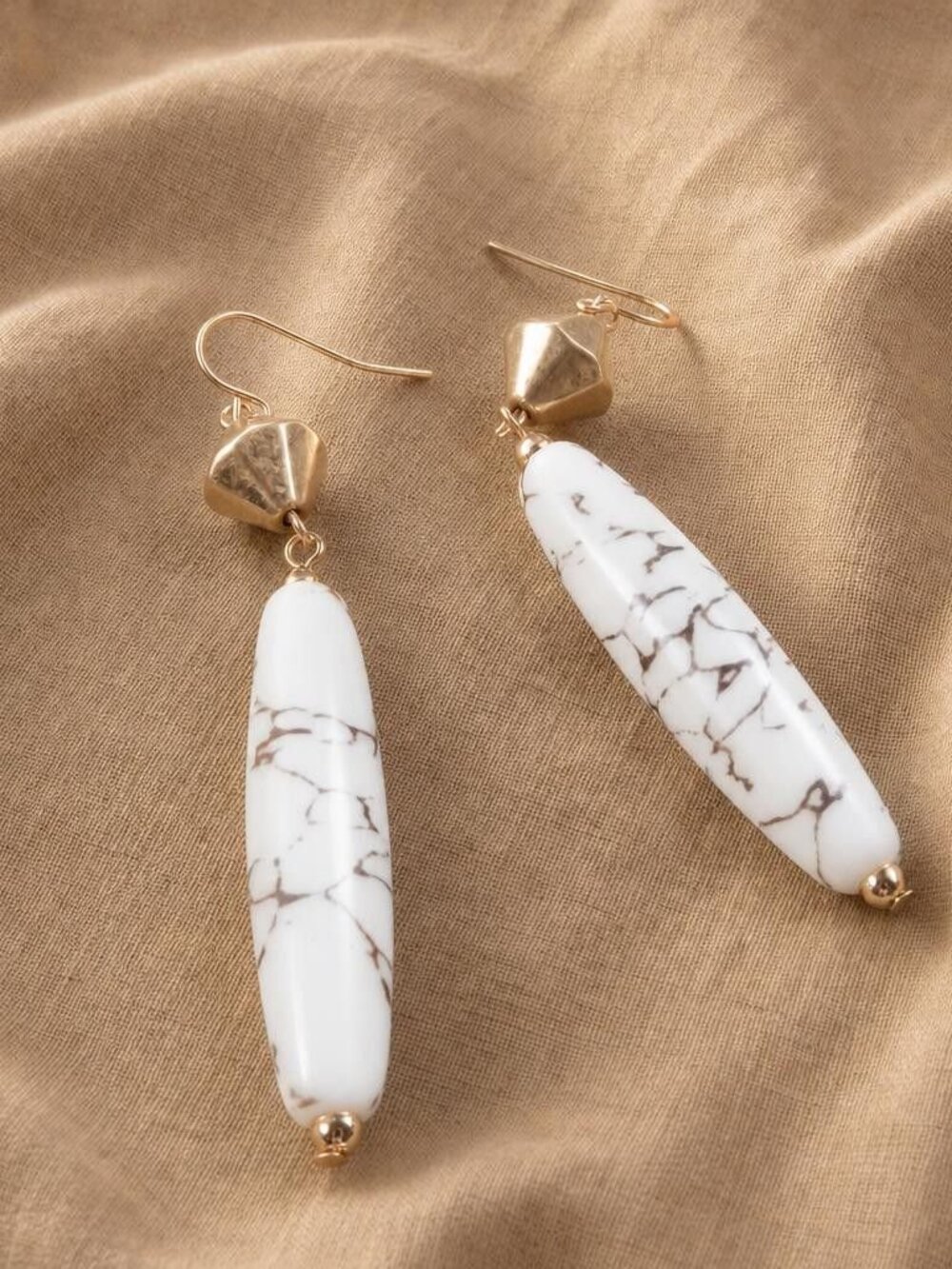 Chico's marble drop earrings